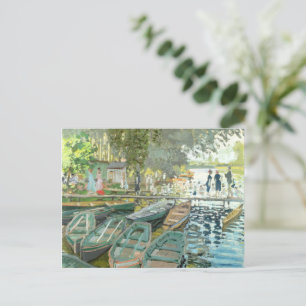 Cartão Postal Claude Monet. Bathers em La Grenouillère