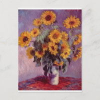 Claude Monet Buquê de Sunflower