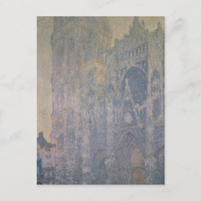 Cartão Postal Claude Monet | Catedral de Rouen, Harmonia em Bran (Frente)