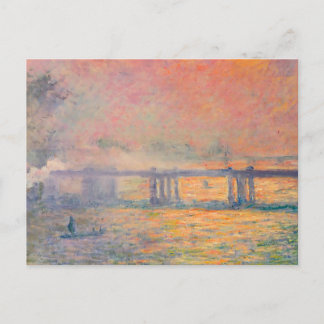 Cartão Postal Claude Monet Charing Cross Bridge