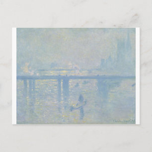 Cartão Postal Claude Monet - Charing Cross Bridge. Arte Clássica