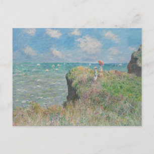 Cartão Postal Claude Monet - Cliff Walk em Pourville