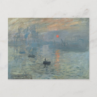 Cartão Postal Claude Monet, Impressão, nascer do sol