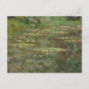 Cartão Postal Claude Monet Líquidos de água ou Lily Pond