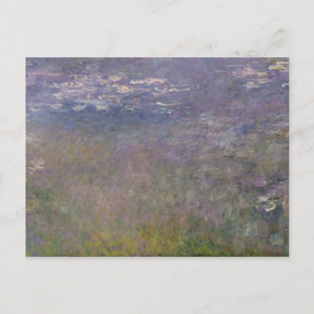 Cartão Postal Claude Monet | Lírios Águas Agapanthus (Frente)