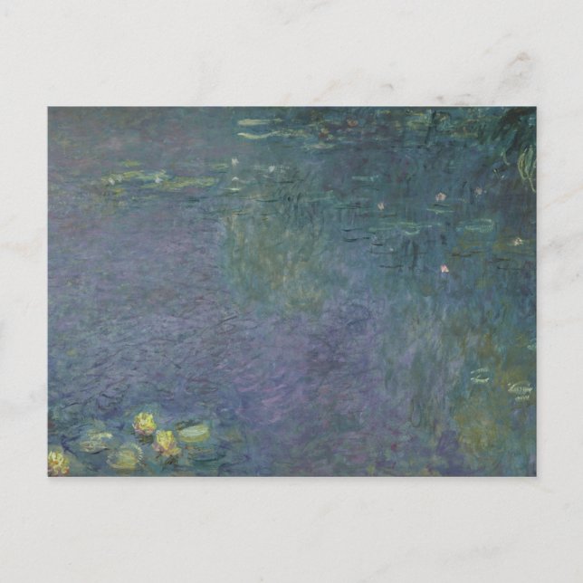 Cartão Postal Claude Monet | Lírios: Manhã, 1914-18 (Frente)