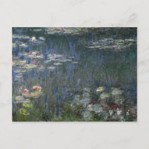 Cartão Postal Claude Monet   Lírios: Reflexões Verdes