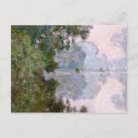 Claude Monet - Manhã No Sena, Perto De Giverny.