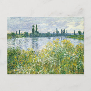 Cartão Postal Claude Monet Margens do Sena, Vetheuil, 1880