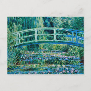 Cartão Postal Claude Monet - Nenúfares e Ponte Japonesa