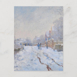 Cartão Postal Claude Monet // Neve na Argentina