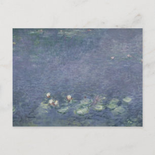 Cartão Postal Claude Monet   Ninfas: Manhã, 1914-18