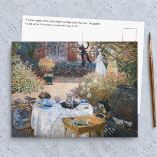 Cartão Postal Claude Monet - O Almoço, painel decorativo