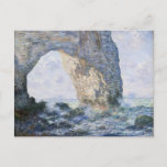 Cartão Postal Claude Monet | O Eretat Manneporte<br><div class="desc">Etretat gerenciado por Claude Monet � Bridgeman Images</div>