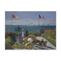 Claude Monet - O Jardim da Arte Sainte Adresse