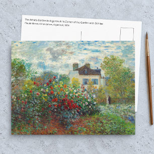 Cartão Postal Claude Monet - O Jardim do Artista em Argenteuil