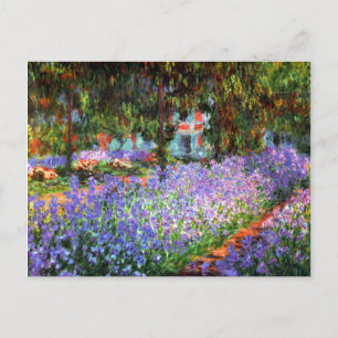 Cartão Postal Claude Monet O Jardim do Artista em Giverny