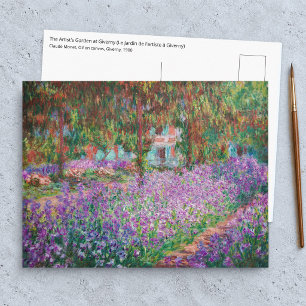 Cartão Postal Claude Monet - O Jardim do Artista em Giverny