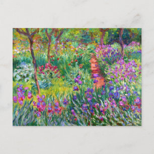 Cartão Postal Claude Monet: O Jardim Íris em Giverny