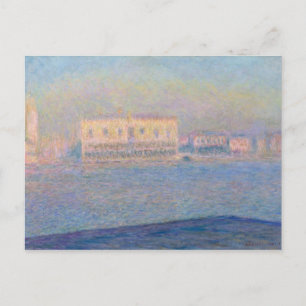 Cartão Postal Claude Monet   O Palácio do Doge Visto de San Gio