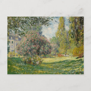 Cartão Postal Claude Monet - Paisagem: O Monceau Parc