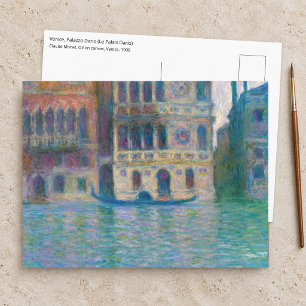 Cartão Postal Claude Monet - Palazzo Dario