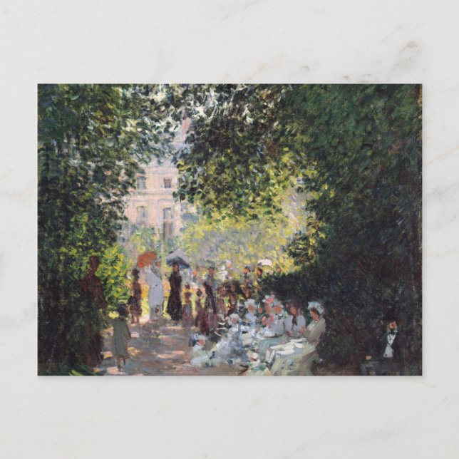 Cartão Postal Claude Monet | Parc Monceau (Frente)