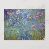Claude Monet - Pintura Clássica Das Flores De Agap