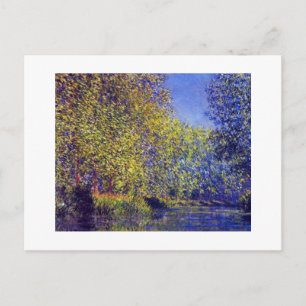 Cartão Postal Claude Monet pintura curvatura em Epte perto de Gi