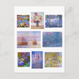 Cartão Postal Claude Monet, Pinturas de Belas Artes, Impressioni
