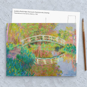 Cartão Postal Claude Monet - Ponte Japonesa, Giverny