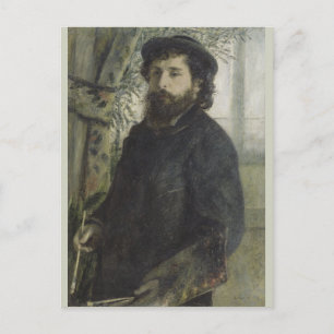 Cartão Postal Claude Monet por Pierre-Auguste Renoir