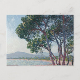 Cartão Postal Claude Monet - Praia de Juan-les-Pins
