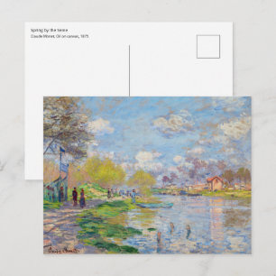 Cartão Postal Claude Monet - Primavera do Sena