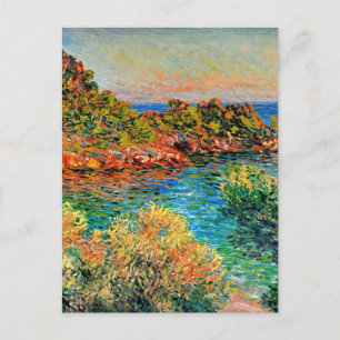 Cartão Postal Claude Monet - Próximo de Monte Carlo,