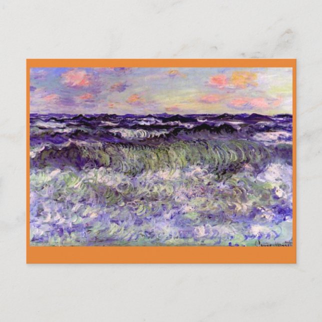 Cartão Postal Claude Monet, Sea Study (Frente)