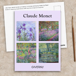Cartão Postal Claude Monet - Seleção de Obras-primas de Giverny
