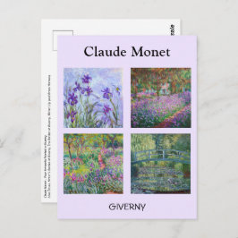 Cartão Postal Claude Monet - Seleção de obras-primas Giverny