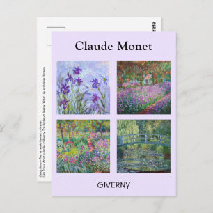 Cartão Postal Claude Monet - Seleção de obras-primas Giverny