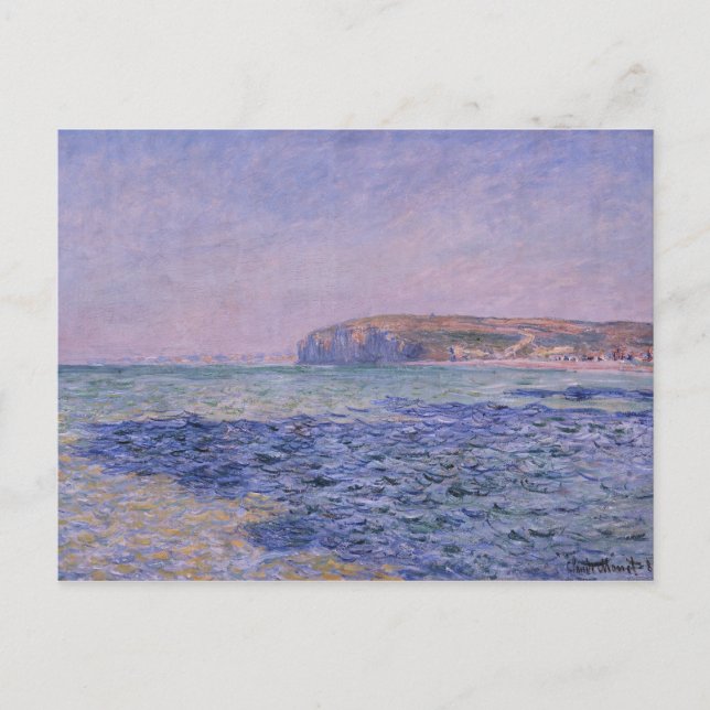 Cartão Postal Claude Monet - sombras no mar (Frente)