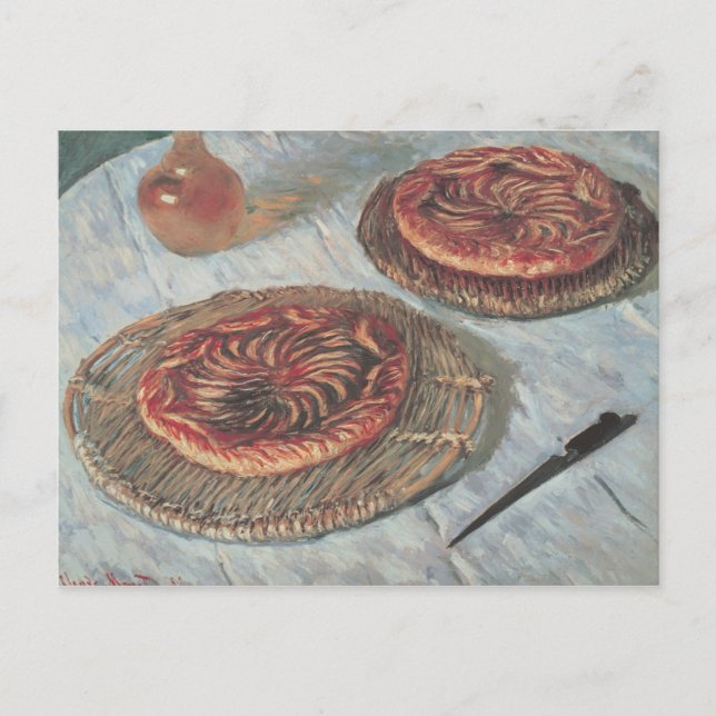 Cartão Postal Claude Monet | Tartes de Fruta, 1882 (Frente)