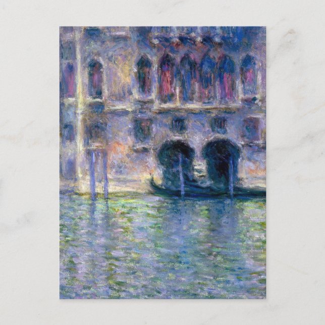 Cartão Postal Claude Monet Veneza (Frente)