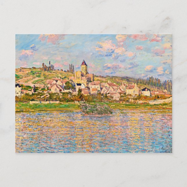 Cartão Postal Claude Monet - Vetheuil (Frente)