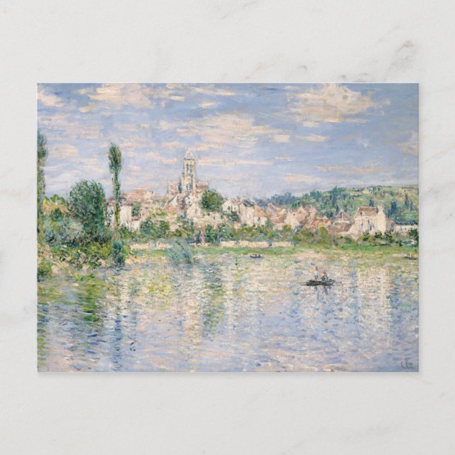 Cartão Postal Claude Monet - Vetheuil no Verão (Frente)