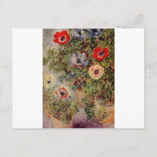 Cartão Postal Claude Monet - Vida Estática com Presentes de Dest