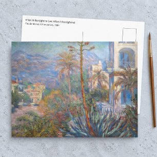 Cartão Postal Claude Monet - Vilas em Bordighera