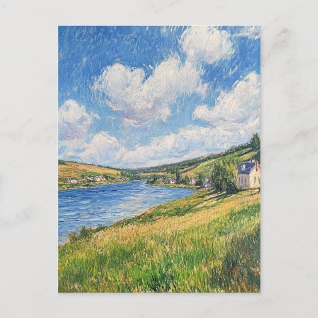 Cartão postal Claude Monet Vintage (Frente)