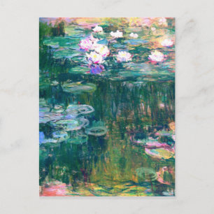 Cartão Postal Claude Monet Water Lily 1917