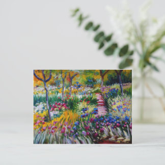 Cartão Postal Claude Monet's Iris Garden Postcard