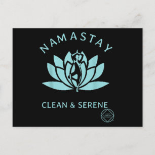 Cartão Postal Clean & Serene Yoga Narcotics Anonymous